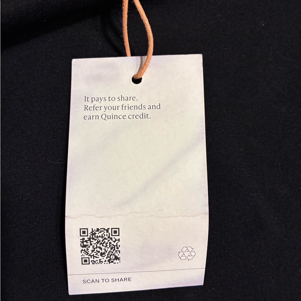 NWT Quince Ultra-Stretch Ponte Pencil Skirt Black Women’s Large - Picture 9 of 10